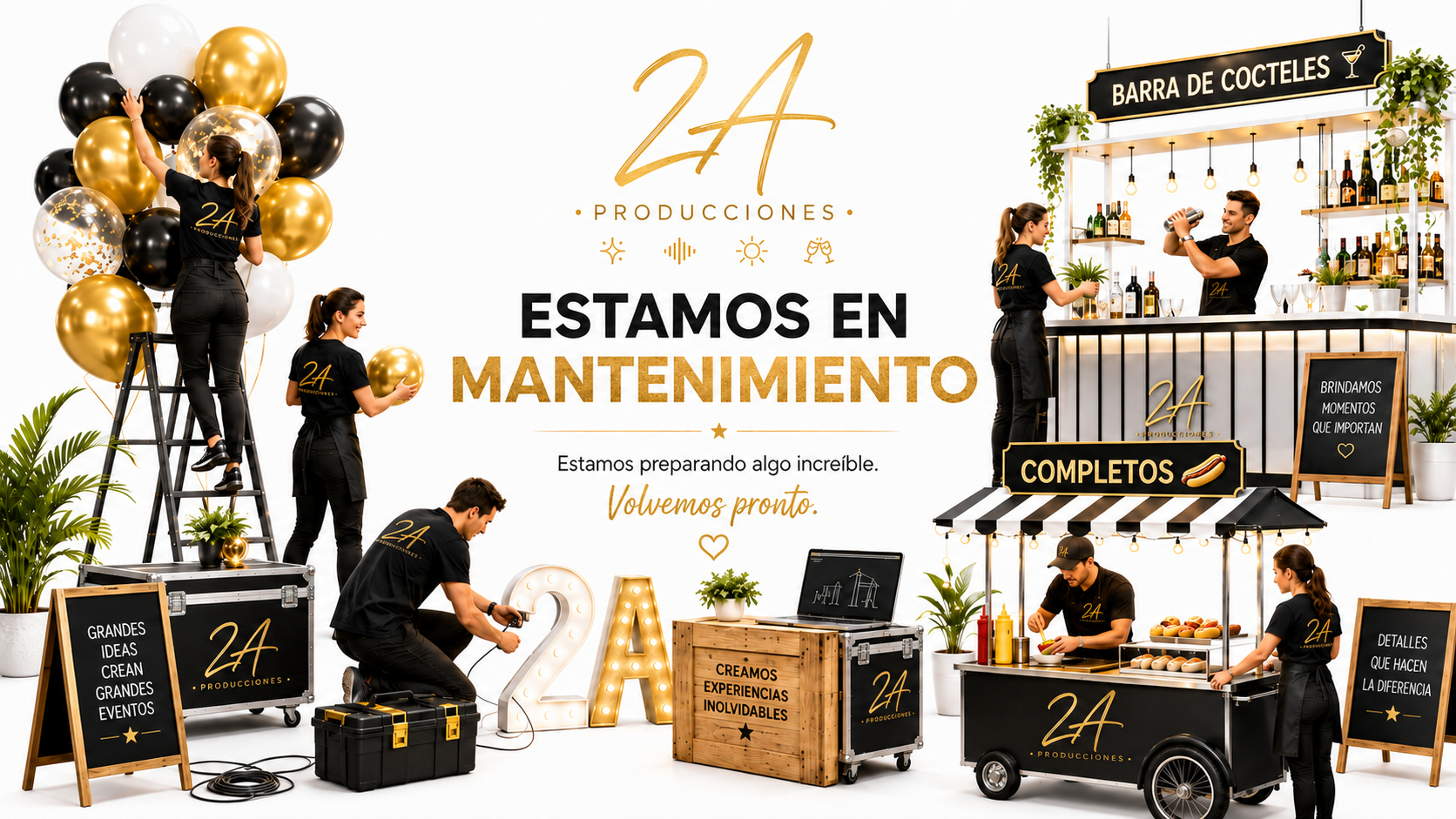2aProducciones - Estamos en mantenimiento